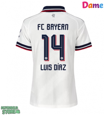 Bayern Munich Luis Diaz #14 Replika Udebanetrøje Dame 2026-27 Kortærmet